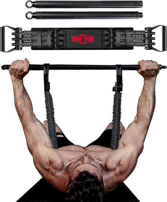Innstar Multi-Function Resistance Bands for Working Out, Push Up Exercise Bands Resistance Bands Set for Bench Press Gym Equipment, Home Workout, Travel Portable