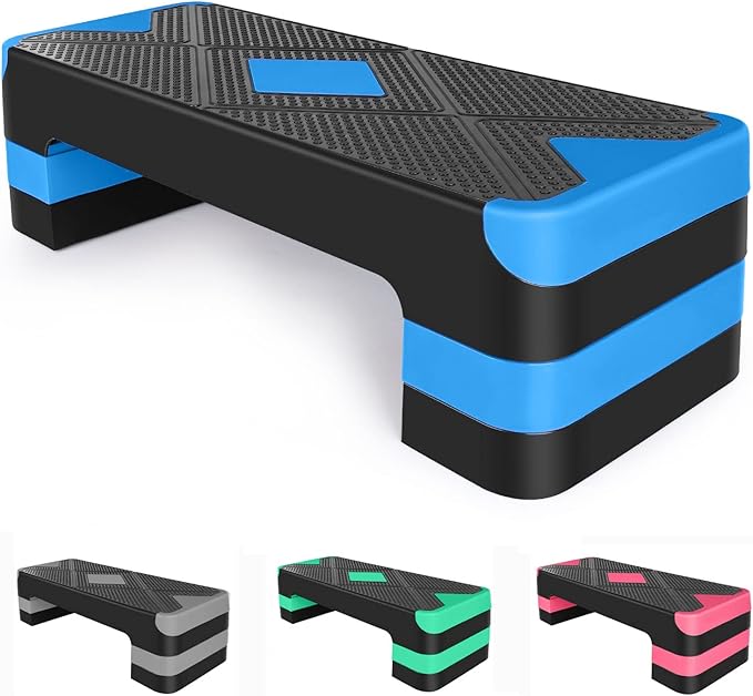 Adjustabl Aerobic Stepper Fitness Step Platform Health Workout for Sports Training