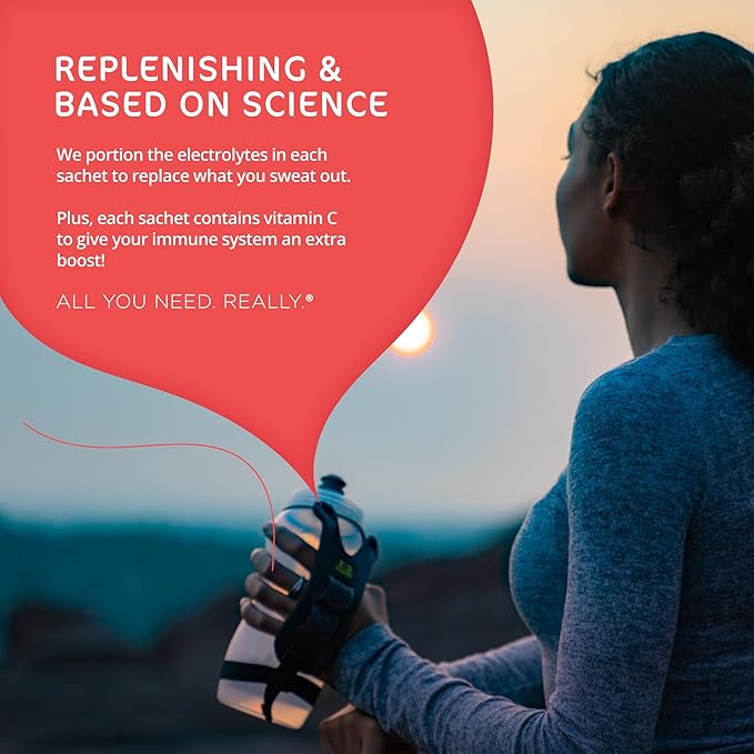 Tailwind Nutrition Rapid Hydration, Electrolyte & Hydration Powder, Vitamin C & Sea Salt Exercise Workout Mix, 5 Flavor Variety Pack, Pack of 15 Sticks