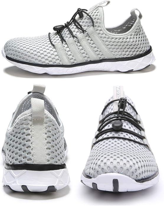 DLGJPA Men's Lightweight Quick Drying Aqua Water Shoes Athletic Sport Walking Shoes