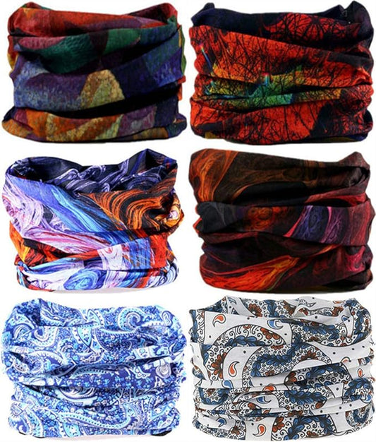 Neck Gaiter Headband Headwear Head Wrap Face Mask Magic Scarf Bandana for Men and Women