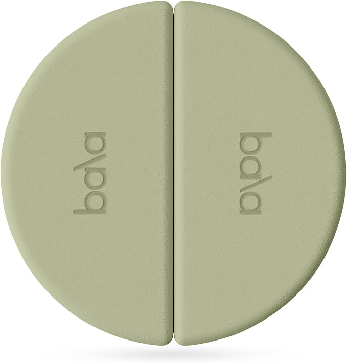 Bala Balance Blocks 2 Pack, Yoga Blocks for Working Out, (Sage) - Semi-Circular Yoga Accessories for Stretching & Exercise - Yoga Equipment for Home Workout - Yoga Block Essentials for Women & Men