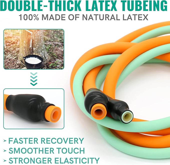 Aihoye Resistance Bands for Working Out, Exercise Bands with Handles, Stretch Bands for Exercise, Workout Bands with Door Anchors for Physical Therapy & Strength Training