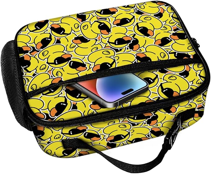 Duck Lunch Bag Reusable Insulated Lunch Box Keep Food Cooler Thermal Lunch Tote for Women Men