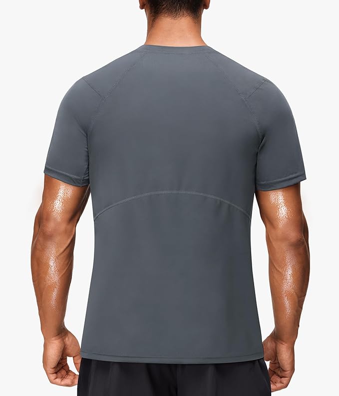 Junlan Sauna Shirt for Men -Waist Trainer Vest Gym Top for Running & Training