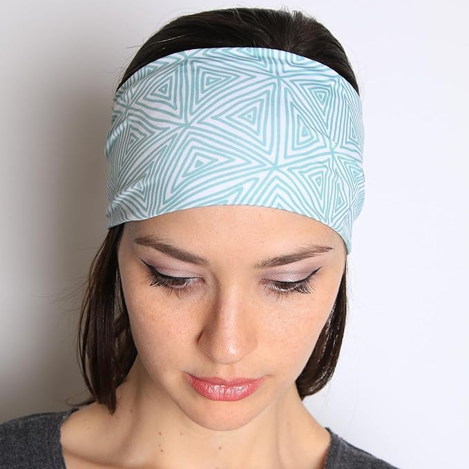 Equestrian Headbands Designed to Wick Moisture and Protect Hair Under Helmets, for Horseback Riding, Biking, and Securing Ear Buds