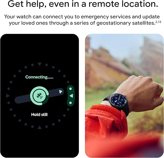 Google Pixel Watch 4 (45mm) - Android Smartwatch with Heart Rate and Sleep Tracking - 40-Hour Battery - Fitness Tracking - Google AI - Satin Moonstone Aluminum Case - Moonstone Active Band - LTE