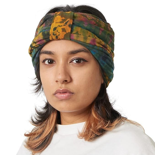 CHARM Hippie Headband Womens Turban - Boho Bandana Hair Wrap Men Head Band Scarf C