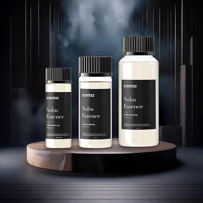 Scentia Hotel Diffuser Oil Inspired by The Nobu Hotel - 120 mL 4.06 fl oz - Essential Oil Blend Jasmine, Lilly, Sandalwood & Fresh Citrus for Aromatherapy Diffusers - Nobu Essence