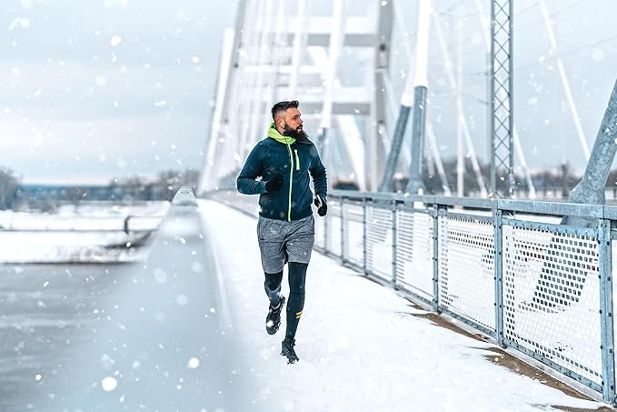 FG Quick Fit Touchscreen Fleece Glove Contour Fit, Abrasion-Resistant Palms for Multi-Sport, Cycling, Driving