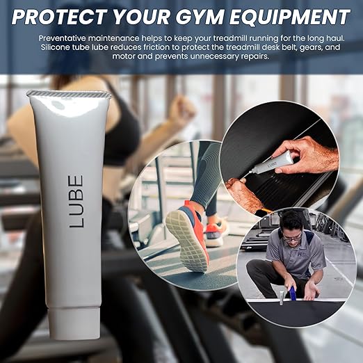 Spirit Sole Fitness Tube of Tread Belt Deck Lube 100% Silicone Lubricant Oil Maintenance Treadmill Lifespan N020001 | Applicator Tube | Reduce Wear & Tear Tread Belt | No Odor & No Propellants N02000