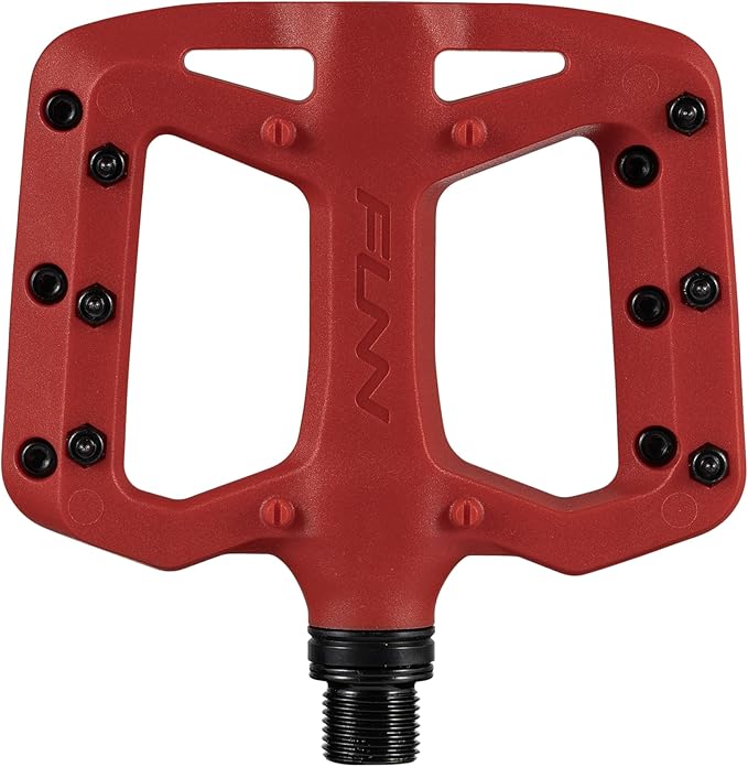 Funn Taipan S Glass Fiber Reinforced Thermoplastic Bike Pedals with 9/16-inch CrMo Axles for MTB/BMX/Urban/Gravel Riding, Suitable for Youth, Kids and Young Riders