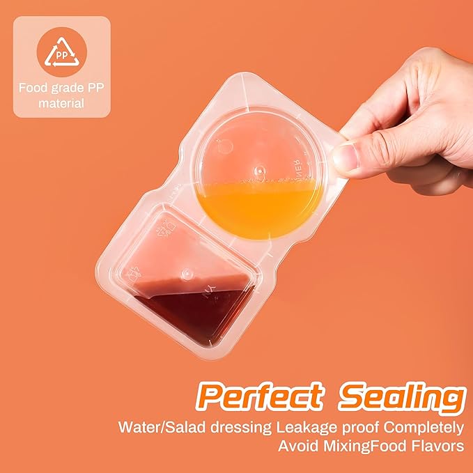 50 Pcs Reusable Snack Containers with Lids, nack containers for kids adults 10 Forks,snack pack containers - Lightweight and Stackable, Microwaveable/refrigerator safe