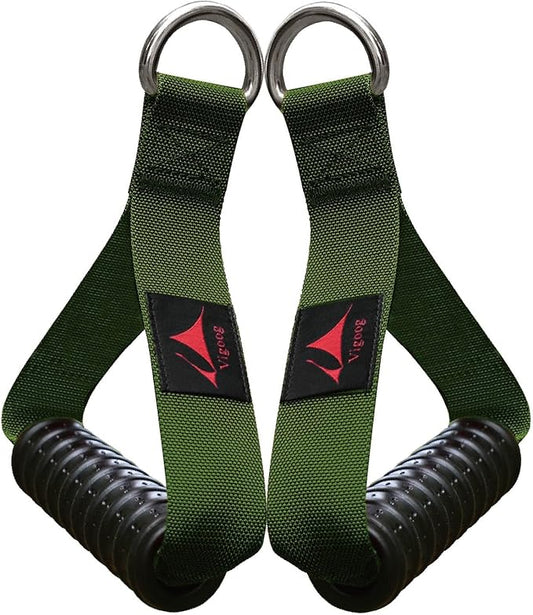Heavy Duty Gym Workout Handles Attachment for Cable Machine,Resistance Band,Pulley System Home Exercise Equipment, Compatible with Bowflex,Total and Smith, Comfortable and Stronger Grip