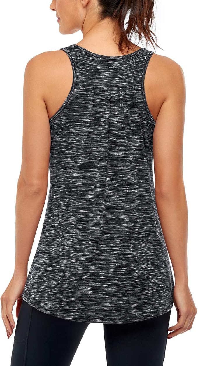 Cestyle Womens Tank Tops with Built in Bras Racerback Yoga Workout Sports Activewear
