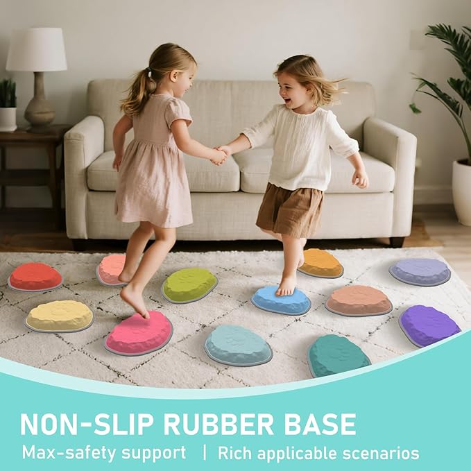 DEDOO Toddler Stepping Stones Floor is Lava Stepping Stones for Kids Balance Toys for Toddler 1-3