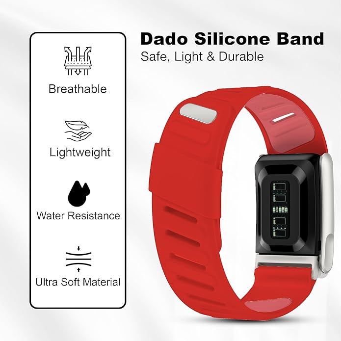 Silicone Sport Replacement Band Compatible with WHOOP 5.0, One, Peak, and Life Fitness Tracker – Breathable, Durable & Comfortable | Not for Whoop Gen 4