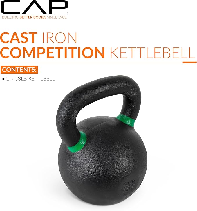 Cap Barbell Cast Iron Competition Kettlebell Weight