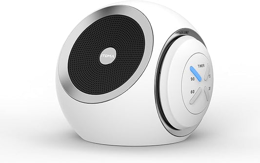 White Noise Machine, 30 Soothing Sounds Options Including Fan, Nature & White Noise, Sleep Timer, Bluetooth, Adjustable Volume, Sleep Sound Machine for Adults iTOMA 318