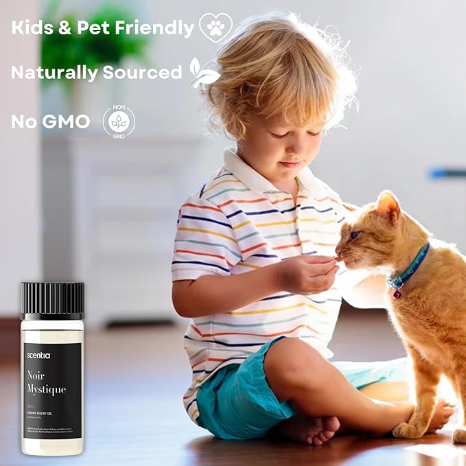 Hotel Diffuser Oil Inspired by 5-Star Hotel Scent-50 mL 1.69 fl oz-Essential Oil Blend Rose, Lemon and Musk Notes for Aromatherapy Ultrasonic & Cold Diffusers-Noir Mystique, Mothers Day Gift