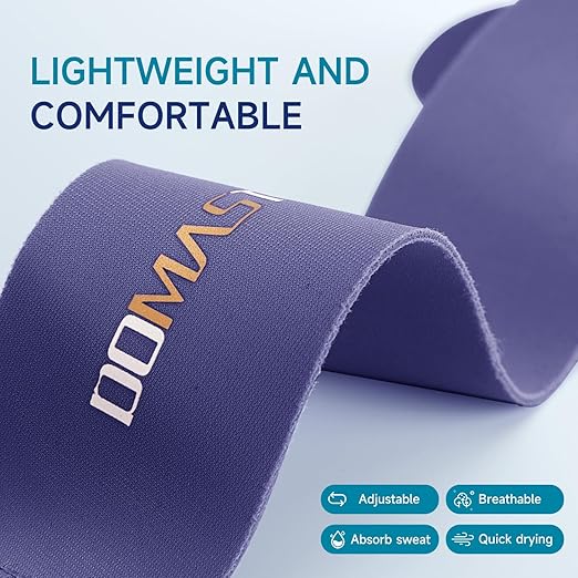 Pickleball Wrist Brace Support for Tennis, Ultra Thin Elastic Wrist Wraps, Lightweight, Breathable and Skin Friendly (Left+Right, Blue Horizon)