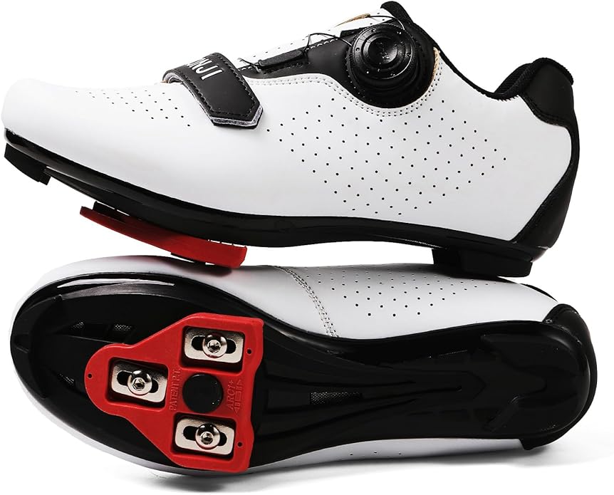 Cycling Shoes, Unisex Delta Cleats Compatible, Indoor Peloton and Outdoor Road Bike Shoes for Men and Women