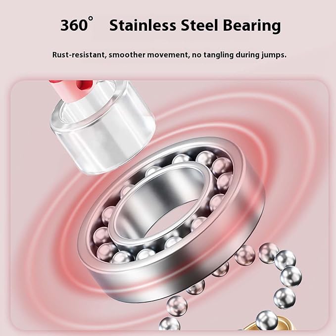 Runaivete Skipping Rope With Counter,Cordless Digital Jump Rope With Counter,Smart Intelligent Adjustable Digital Timer & Calorie Burned Counting With Lcd Display For Fitness