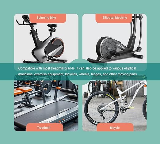 Treadmill Belt Lubricant - 7oz / 200ml Treadmill Lubricant for Belt - 100% Pure Silicone Treadmill Lube - Premium Treadmill Oil with Application Tubes for Easy Use - Non-Toxic and Odorless