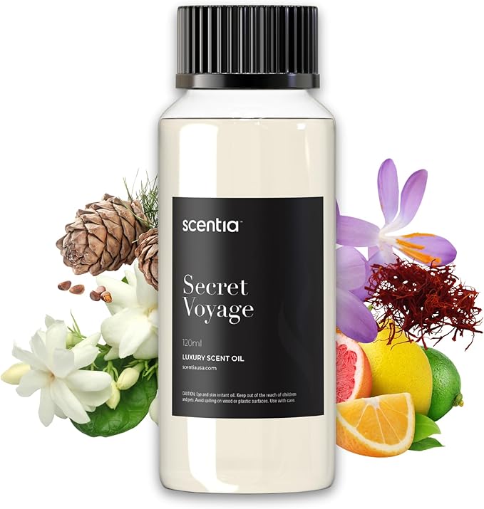 Hotel Diffuser Oil Inspired by The Baccarat Hotel - 120 mL 4.06 fl oz -HVAC,Cold Air & Ultrasonic Diffuser Oil,Fragrance Oil Blend- Secret Voyage, Mothers Day Gift