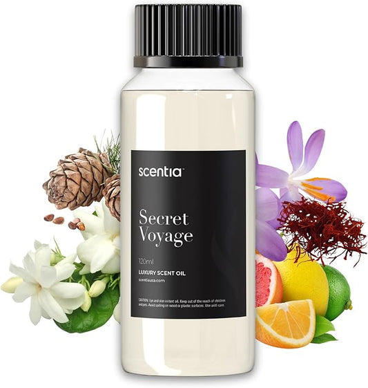 Hotel Diffuser Oil Inspired by The Baccarat Hotel - 120 mL 4.06 fl oz -HVAC,Cold Air & Ultrasonic Diffuser Oil,Fragrance Oil Blend- Secret Voyage, Mothers Day Gift
