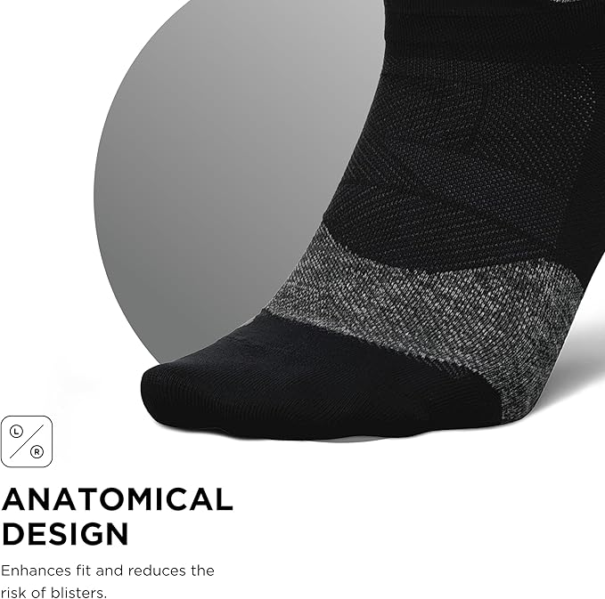 Feetures Elite Ultra Light Cushion Ankle Socks - Sport Sock with Targeted Compression