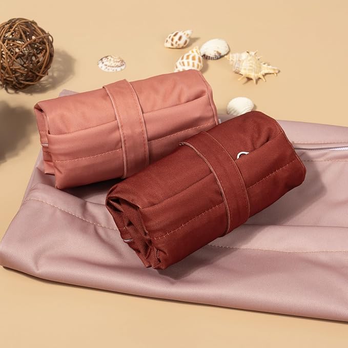 babygoal Wet Dry Bags 3 Pack for Baby Cloth Diapers, Washable Travel Bags, Beach, Pool, Gym Bag for Swimsuits & Wet Clothes with Two Pockets, Snap Handle 3LN33