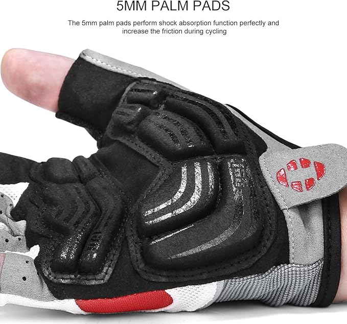 INBIKE 5mm Padded Half Finger Bike Bicycle Cycling Gloves