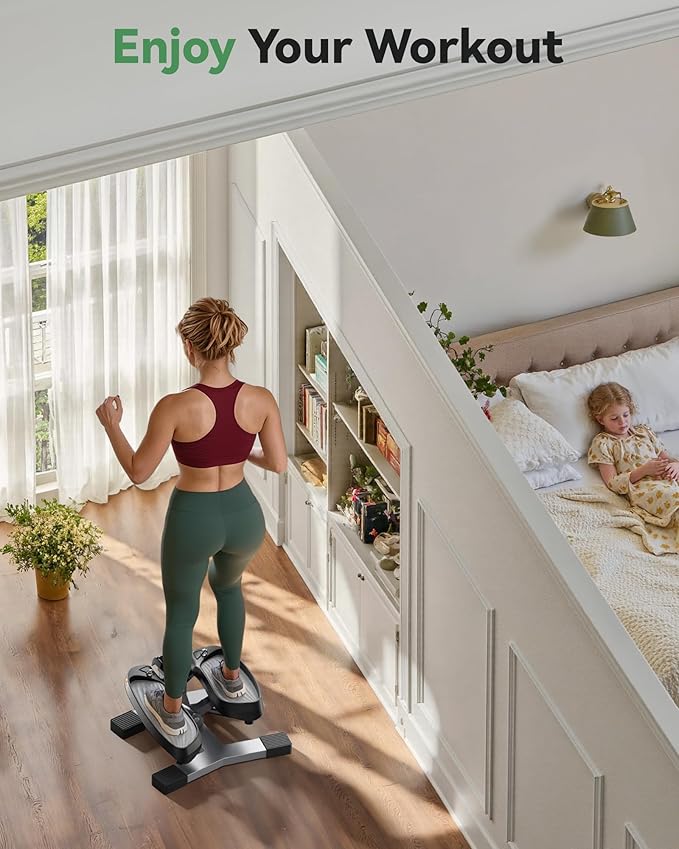 Sportsroyals Stair Stepper,Twist/Mini Stepper for Exercise at Home,Step Machine with Resistance Bands for Full Body Workout, 350lbs+ Capacity