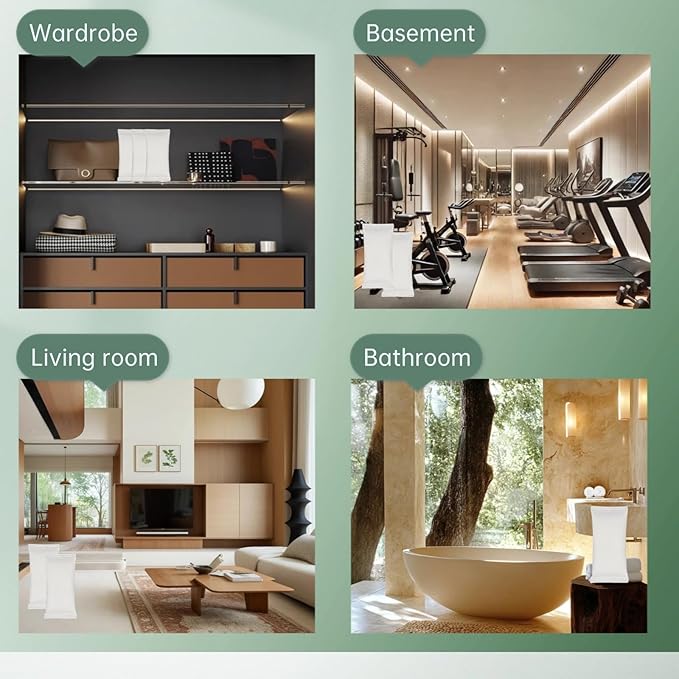 6 Pack Shoe Deodorizer Bags,Activated Charcoal Odor Absorber,Odor Removing Packs,Reusable Odor Absorber for Shoes,Gym Bags,Car,Pet,50g/Pack