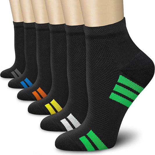 CHARMKING Compression Socks for Women & Men Circulation 15-20 mmHg is Best for Athletic Running Cycling Nurse Daily Wear