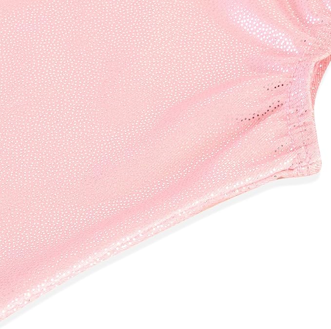 EQSJIU Leotards for Girls Gymnastics Sleeveless Sparkly Toddler Tumbling Outfits Dance Clothes Biketards for Kids 1-10 Years