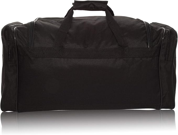 DALIX 25" Extra Large Vacation Travel Duffle Bag (Black, Grey, Navy Blue, Red, Camo)