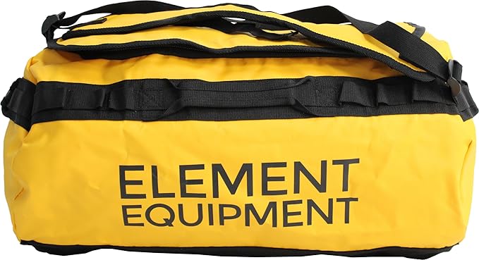 Element Equipment Trailhead Duffel Bag Shoulder Straps Waterproof Yellow Large