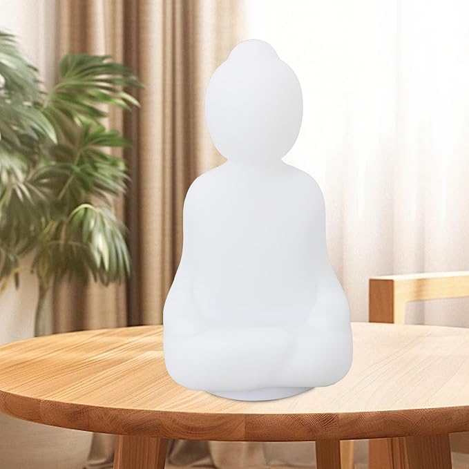 Guided Visual Meditation Breathing Light Mindfulness Tool for Stress Relief Anxiety Calm Relaxation Adults Kids Home Office Desk Nightstand Silicone Plastic 6.8x3.8in