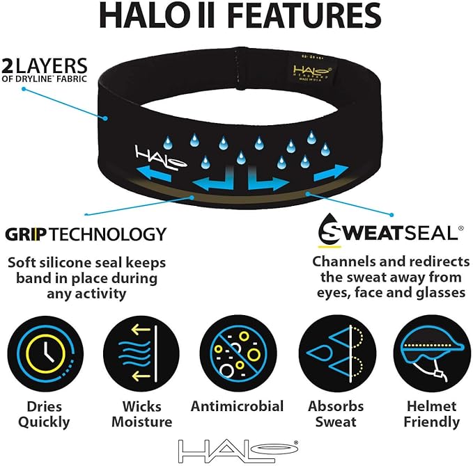 Halo Headband II Sweatband Pullover for Men and Women