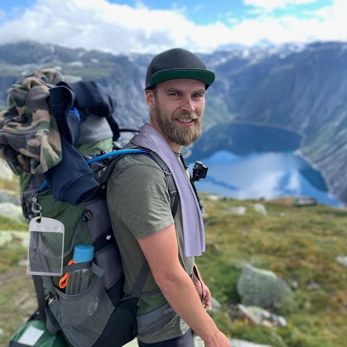 Custom 1-200 Pack Cooling Towel 40"x12", Design Your Team Logo Photo Ice Towel Personalized Soft Breathable Sport Towel Customized Workout Sweat Towel for Yoga Gym Activities (Light Purple)