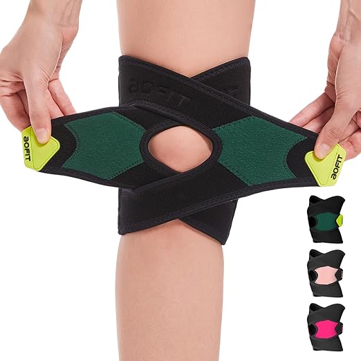 Knee Brace for Women Men Knee Pain Meniscus Tear Arthritis Patella Dislocation Best Osteoarthritis Adjustable Compression with Memory Stabilizers for ACL MCL Breathable for Injury Recovery M