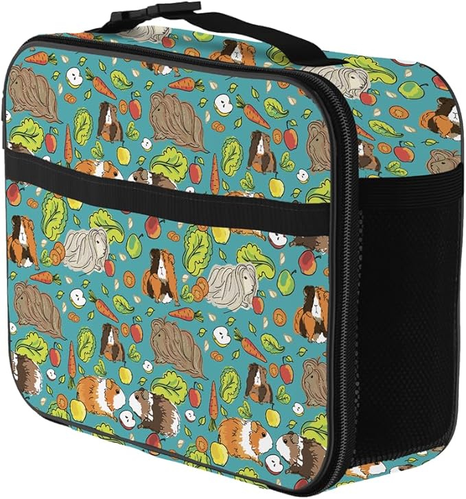 Guinea Pig Lunch Bag Reusable Insulated Lunch Box Keep Food Cooler Thermal Lunch Tote for Women Men