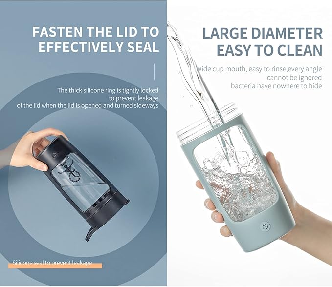 Electric Protein Shaker Bottle, | Tritan | Bpa Free| Blender Bottles 22oz Rechargeable Vortex Portable Mixer, Self Stirring Cup, Auto Mixing Mug For Coffee(Blue)