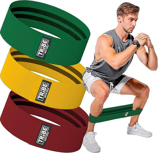 Fabric Resistance Bands for Legs - Workout Bands Resistance Bands for Men and Women - Booty Bands for Working Out - Exercise Bands Resistance Bands Set - Elastic Bands for Exercise
