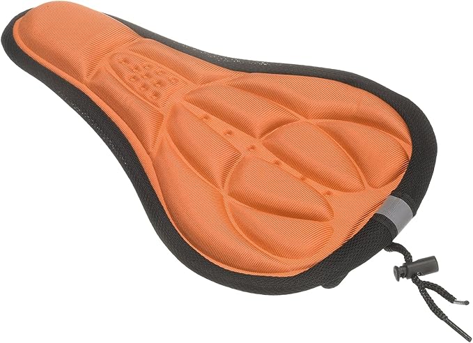 HARFINGTON Bike Seat Cover Bicycle Saddle Cushion with Drawstring Large Comfortable Gel Padded Oversized Paddle for Men Women