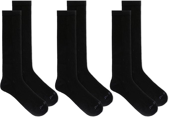 Dr. Scholl's Men's Athletic & Work Compression Over The Calf Socks-1 & 3 Pair Packs-Fatigue Relief