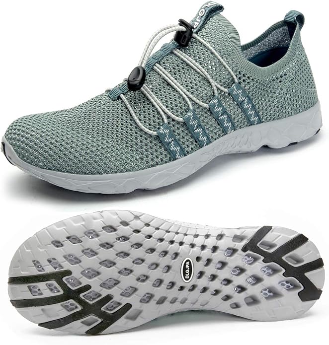 DLGJPA Men's Lightweight Quick Drying Aqua Water Shoes Athletic Sport Walking Shoes