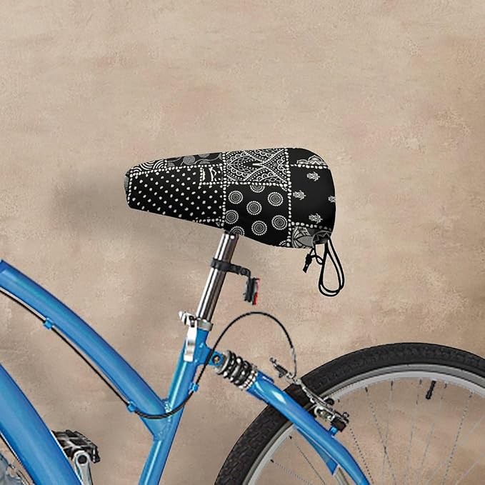 Waterproof Bike Seat Cover with Drawstring Waterproof Bike Seat Rain Cover Seat Protective Water Resistant Bicycle Saddle Rain Dust Cover